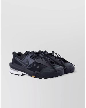 Nike Sp Sacai Mesh Panel Sneakers With Rubber Sole - Blue