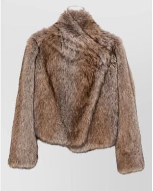 BB COUTURE Faux Fur Jacket - Brown