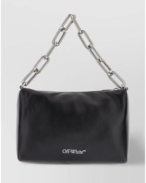 Off-White c/o Virgil Abloh Jackhammer Leather Shoulder Bag - Black