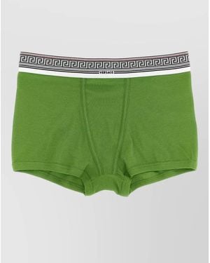 Versace Ribbed Briefs - Green