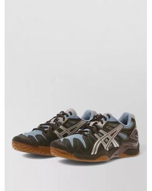 Asics Cotton Lace-Up Trainers - Grey