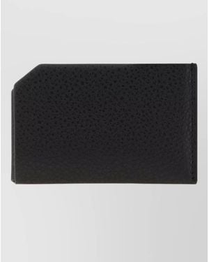 The Row Leather Card Holder - Black