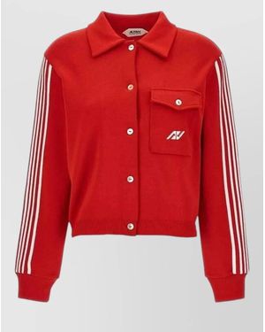 Autry Cropped Jacket - Red