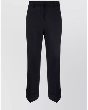 Incotex Wool Tailored Trousers - Blue