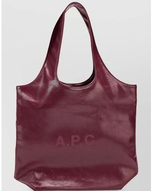 A.P.C. Ninon Tote Bag - Purple