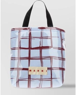 Marni Coated Canvas Tote Bag - Multicolour