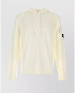 C.P. Company Cotton Hoodie - Natural