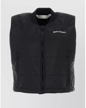 Palm Angels Classic Logo 100 Gr Vest - Black