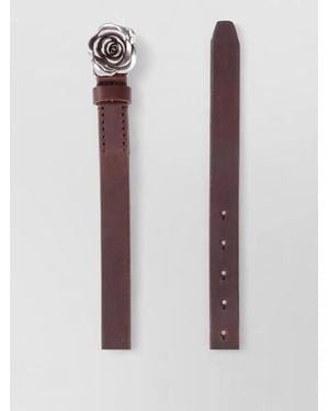 Our Legacy Leather Belt - Purple
