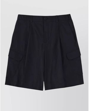 Herno Regular-Fit Cargo Shorts - Blue