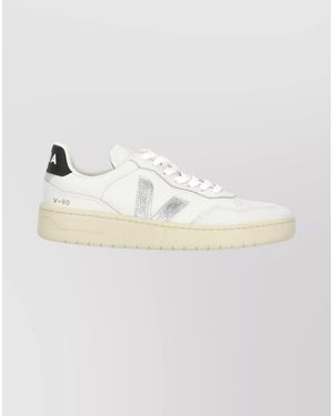 Veja Leather Low-Top Trainers - Multicolour