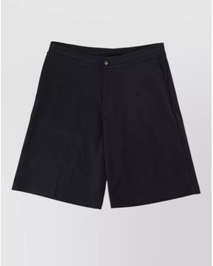 Herno Cotton Swim Shorts - Blue