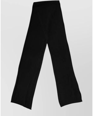 Dolce & Gabbana Wool Knit Scarf - Black
