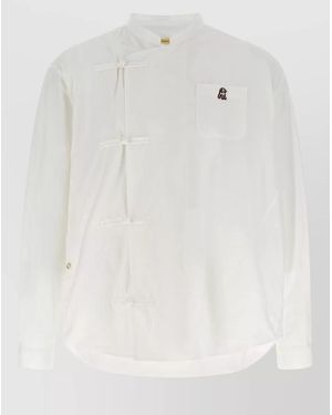 Undercover The Shepherd Shirt Chest Pocket Embroidery - White