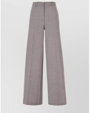 Ballantyne Wide-Leg Pants - Gray