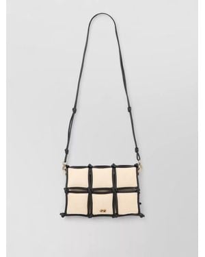 Cult Gaia Gaia Puff Shoulder Bag Adjustable Strap - White