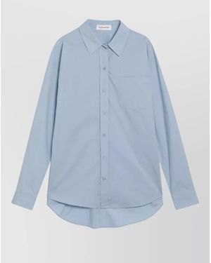 Frankie Shop Asymmetric Shirt - Blue