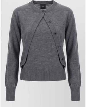 Pinko Wool Cardigan - Gray