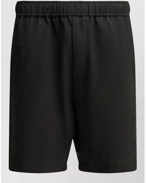 Givenchy Logo Shorts Side And Back Pockets - Black