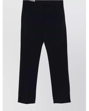 Incotex Cropped Straight-Leg Trousers - Blue