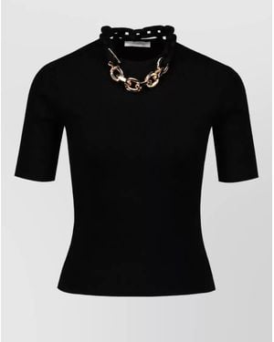 Rabanne Cotton Cardigan - Black