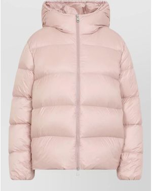 Moncler Down Hooded Puffer Jacket - Pink