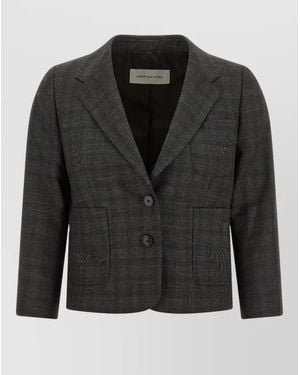 Dries Van Noten Wool Blazer - Black