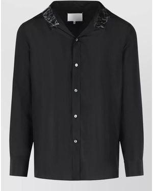 Maison Margiela Silk Shirt - Black