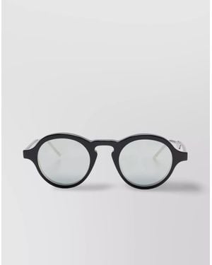 Thom Browne Sunglasses Circular-Frame Curved Temples - Metallic