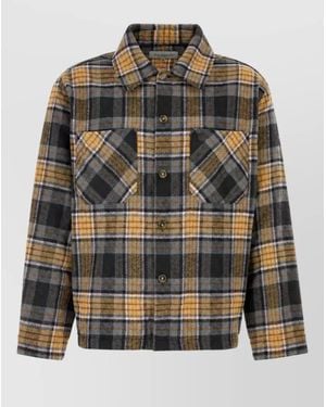 Carhartt Checked Wool-Blend Shirt Jacket - Gray
