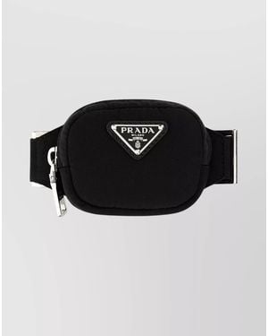 Prada Nylon Cuff Keychain - Black