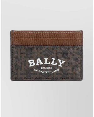 Bally Leather Cardholder - Brown