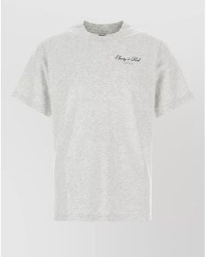 Sporty & Rich Cotton T-Shirt - White