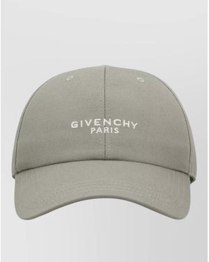 Givenchy Cotton Logo-Embroidered Baseball Cap - Grey