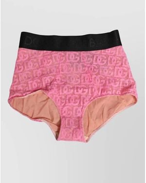 Dolce & Gabbana High-Waist Girdle Underwear - Pink