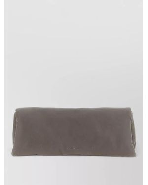 Rick Owens Na Leather Shoulder Bag - Grey