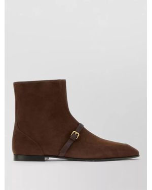 Church's Suzanne Lace Up Suede Ankle Boots - Brown