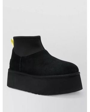 UGG Leather Ankle Boots - Black