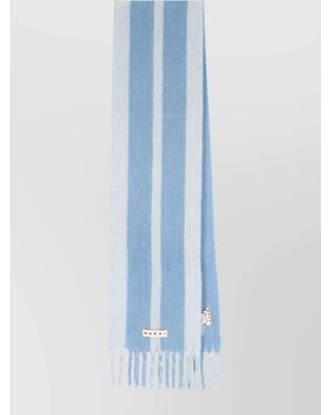 Marni Wool Scarf - Blue