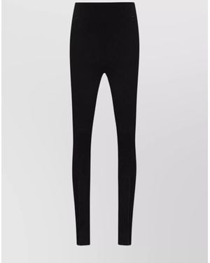 Wardrobe NYC Front Zip Leggings - Black