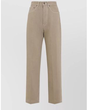 Celine Boyfriend 002 High Rise Straight Jeans - Natural