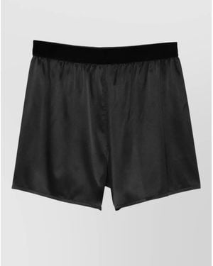 Tom Ford Silk Short Shorts - Black