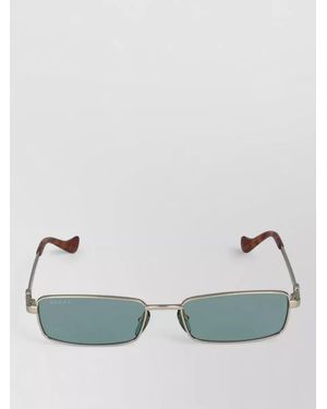 Gucci Sunglasses Gg1600S 003 Metal Rectangular Frame - Green