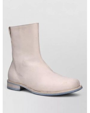 Our Legacy Leather Ankle Boots - Natural