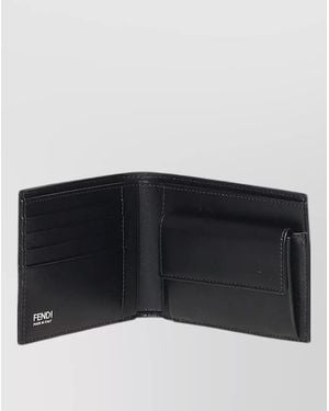 Fendi Leather Bifold Wallet - Black