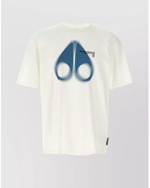 Moose Knuckles 'Maurice' Crew Neck Graphic Print T-Shirt - Blue