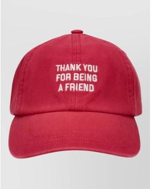 Ami Paris Cotton Cap - Red