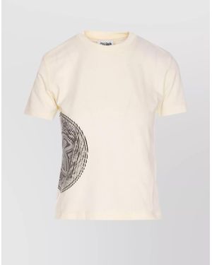 Jean Paul Gaultier Logo Print Cotton T-Shirt - Natural