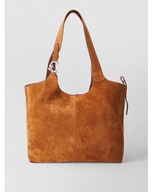 Coccinelle Easy Large Shoulder Bag Metal Hardware - Orange