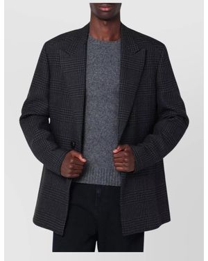 NAMACHEKO Prince Of Wales Checked Jacket - Blue